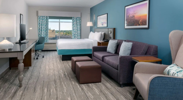 Двухместный номер Deluxe Hilton Garden Inn Charlotte Uptown