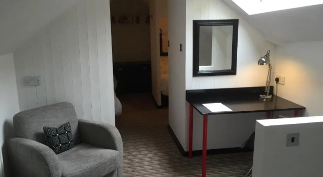 Кровать в общем номере Greenbank Lodge LLANGOLLEN