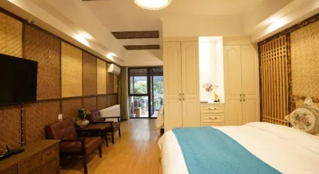 Двухместный люкс Mansu·Qingchengshan Shangshan Villa (Qingchengshan High-speed Railway Station Branch)