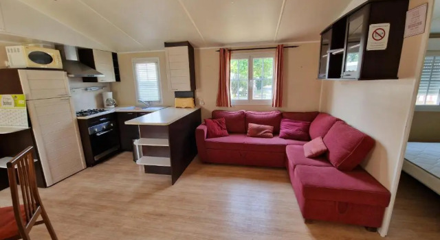 Grand Mobile Home Dans Camping, Забронировать Кемпинг Отели Côte landaise с бассейном, Бассейн