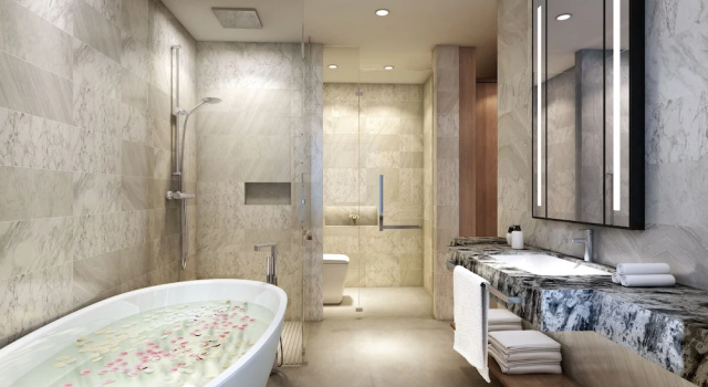 Luksusowy dwuosobowy pokój Novotel Rizhao Suning