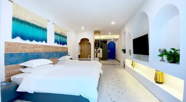Двухместный полулюкс Отель Santorini Hot Spring Resort
