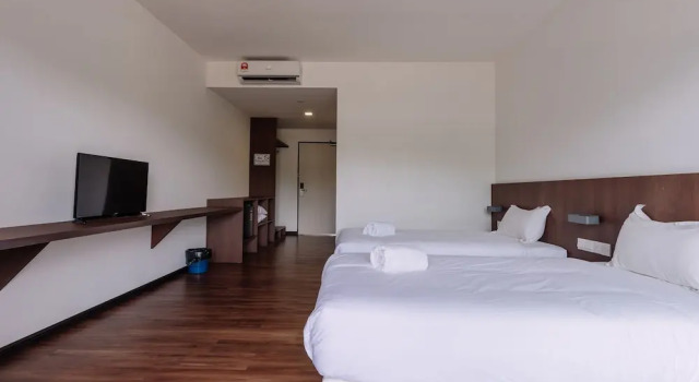 Одноместный номер Deluxe с красивым видом из окна Roxy Sematan Villa & Townhouse