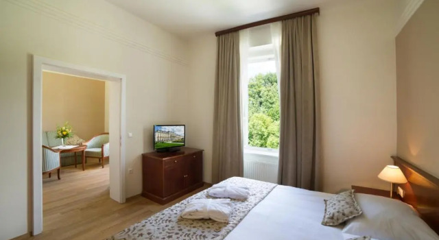 Люкс Premium с видом на сад Отель Grand Hotel Rogaška