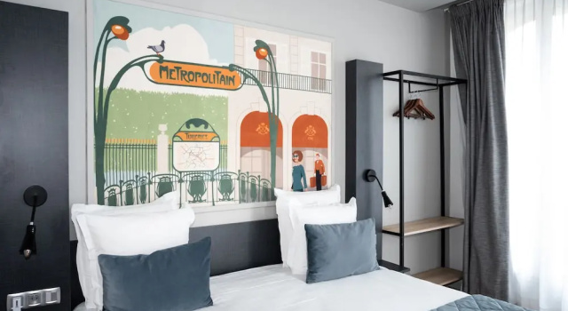 Четырёхместный семейный номер Standard Hôtel Des Arts-Bastille
