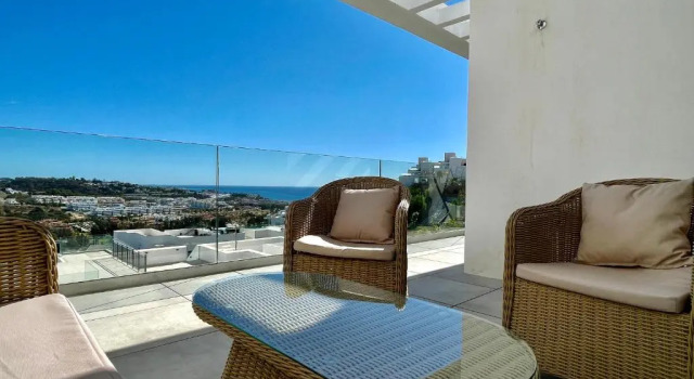 Коттедж Sea View at Casa Banderas La Cala 3 bed Luxurious holiday home Padel & Gym