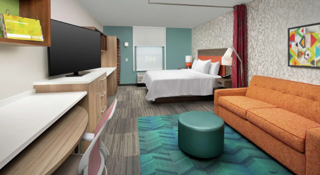 Двухместная студия люкс Home2 Suites by Hilton San Antonio Lackland SeaWorld