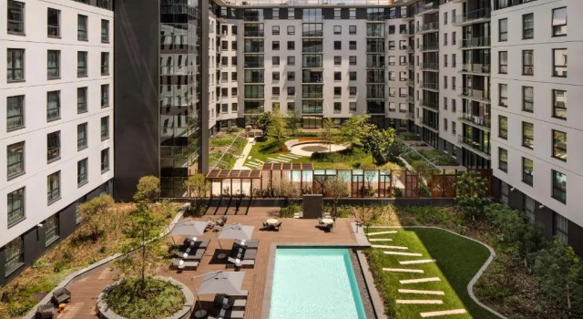 Четырёхместные апартаменты с 2 комнатами Marriott Executive Apartments Johannesburg, Melrose Arch