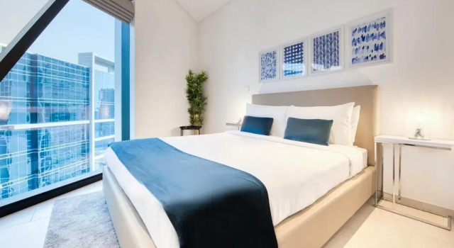Smart and Contemporary Apt With Burj Khalifa View, Забронировать Апартаменты/квартира Отели Эмирата Дубая с парковкой, рядом с Al Wajeha Al Maeyah Marine Transport Station, Парковка