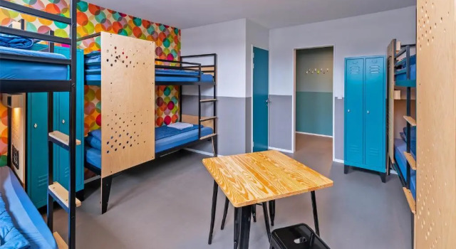Кровать в общем номере Stayokay Hostel Den Haag