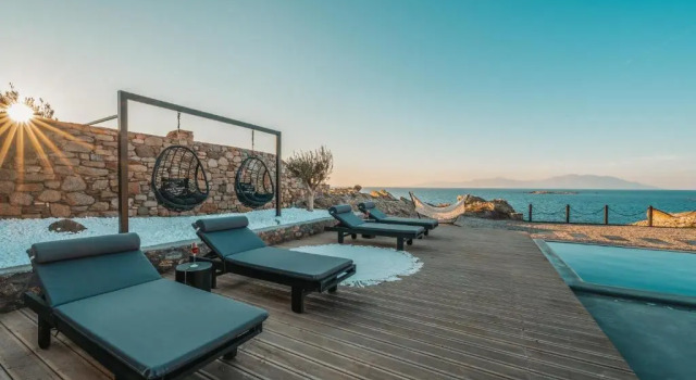 New Infinity Villa - Princess, Забронировать Вилла Отели Орнос с бассейном, Бассейн