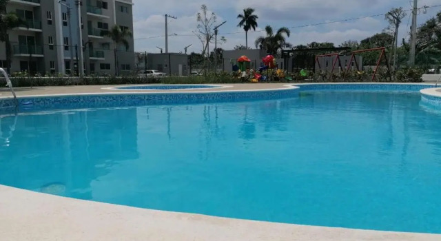Апартаменты My BREEZES SPACE AC, POOL, 3 HAB, SANTIAGO