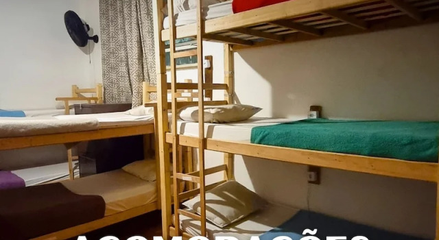 Кровать в общем номере Savassi Hostel Loft