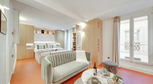 Amazing Historical Parisien Flat Next TO Louvre Area ! - 3, Забронировать Апарт-отель Апарт-отели Парижа, рядом с Immeuble des Bons Enfants, Апарт-отель