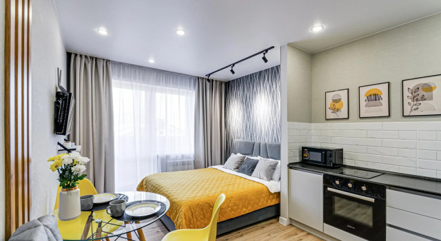 Kvartira sutki irk apartment on Piskunov Street 148/5, Book Lejlighed Hoteller i Irkutsk med parkering, Parkering