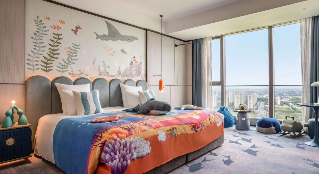 Luksusowy dwuosobowy rodzinny pokój Pullman Jiaxing Pinghu Excellence