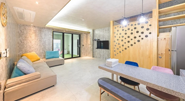Habitación Estándar 3 habitaciones con balcón Chuncheon Poolhouse Epop