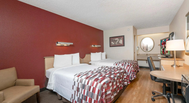 Четырёхместный номер Deluxe Red Roof Inn Philadelphia - Oxford Valley