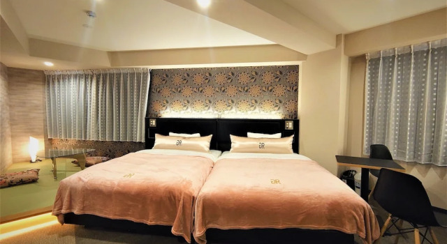 Двухместный номер Premium Green Rich Hotel Kyoto Eki Minami Artificial Hot Spring Futamata Yunohana