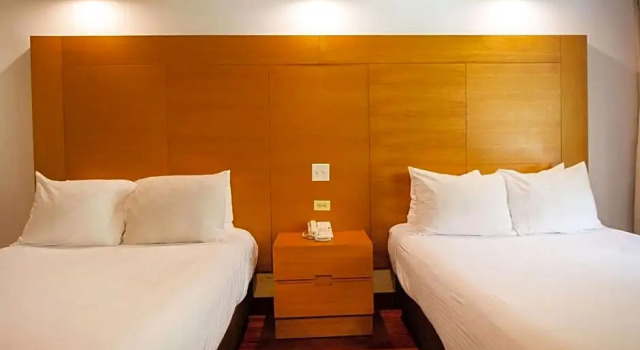 Standardowy czteroosobowy pokój z widokiem na ogród Hotel Bambito