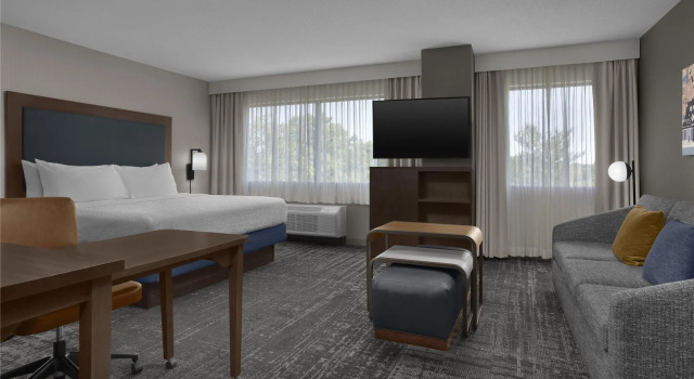 Двухместная студия Homewood Suites by Hilton Gaithersburg/Washington, DC North
