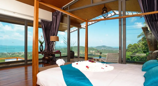 Вилла 3 Bedroom Sea View Villa Blue SDV080G-By Samui Dream Villas