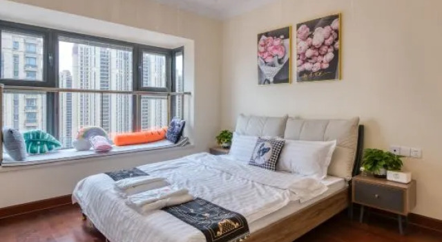 Люкс с 4 комнатами с видом на сад Qidong Venice Dumei Life Homestay
