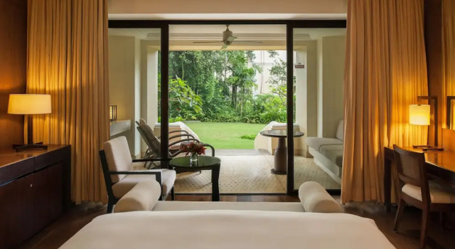Двухместный номер с балконом и с видом на сад Grand Hyatt Goa