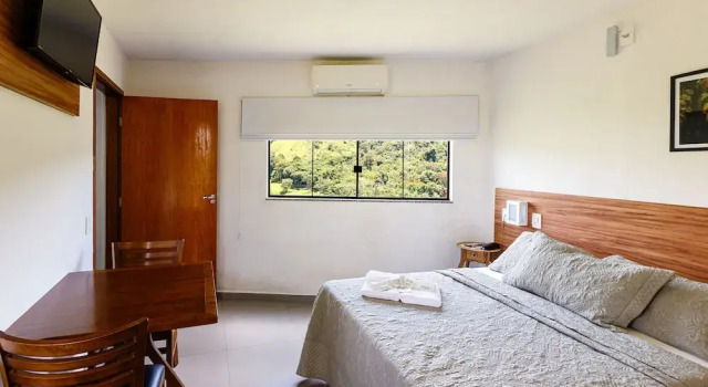 Двухместный номер Deluxe с балконом Hotel Fazenda Morro De Santo Agostinho