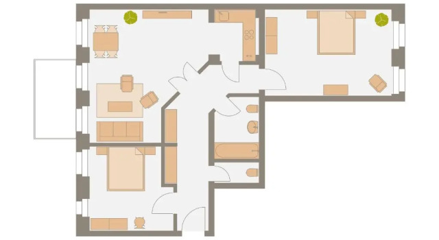 Апартаменты Aparthotel am Zwinger