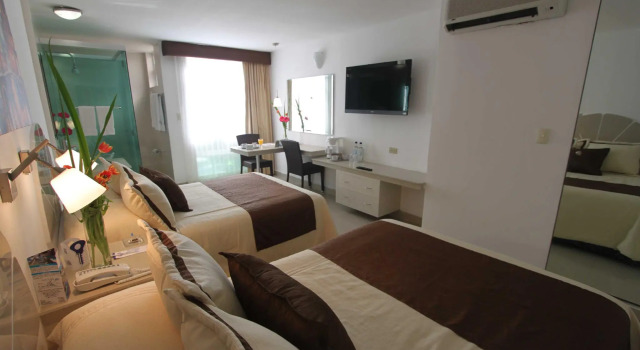 Двухместный номер Deluxe Hotel Plaza Caribe
