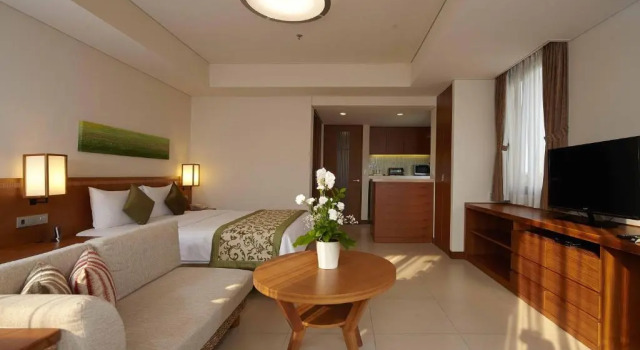 Camera doppia Premier Axia South Cikarang Service Apartment