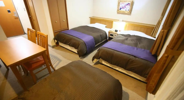 Трёхместный номер Standard Hotel1-2-3Maebashi Mercury