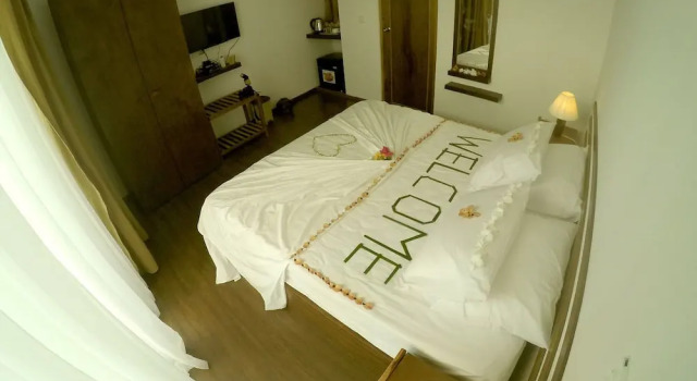 Двухместный номер Deluxe с видом на сад Отель Dhiffushi White Sand Beach