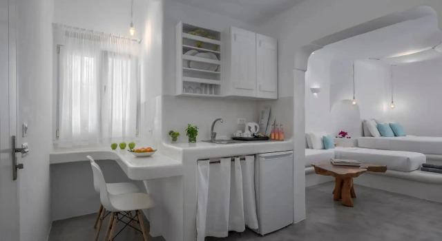 Люкс Дуплекс с красивым видом из окна Flaskos Luxury Suites