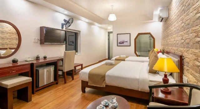 Трёхместный номер Deluxe с балконом The Linh Hoi An