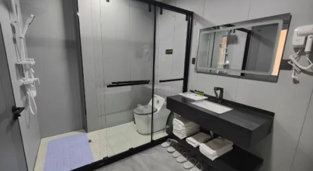 Кровать в общем номере Jiansanjiang Yulin Intelligent Hotel