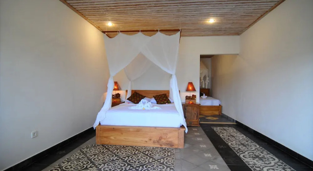 Двухместный номер Deluxe с балконом Villa Lihat Sawah