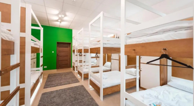 Кровать в общем номере Ginger ApartHostel