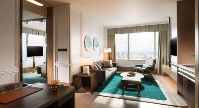 Luksusowy dwuosobowy suite Conrad Shenyang