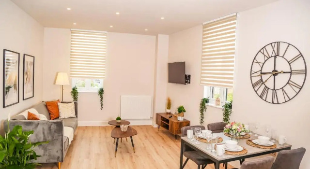 Апартаменты c 1 комнатой Shrewsbury apartments by BEVOLVE - Free Parking