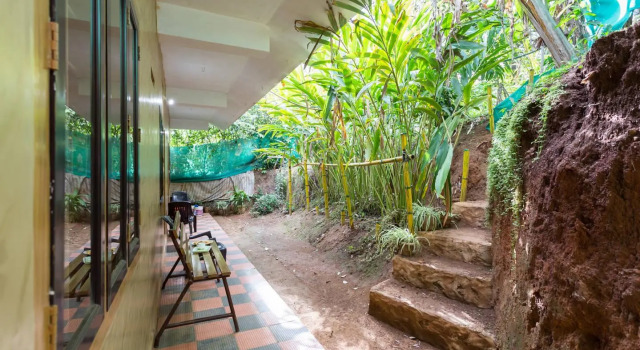 Кровать в общем номере Wind Valley Homestay