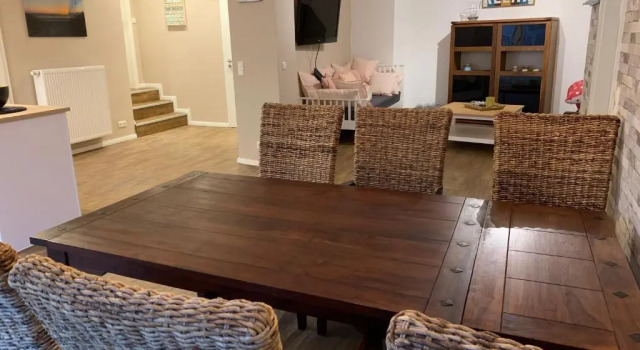 Апартаменты Ferienwohnung Arp Beach House mit Terrasse und Parkplatz