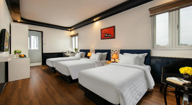 Трёхместный номер Deluxe Hanoi Solo Hostel