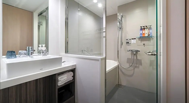 Двухместный номер Moderate DEL style Osaka-Shinsaibashi by Daiwa Roynet Hotel