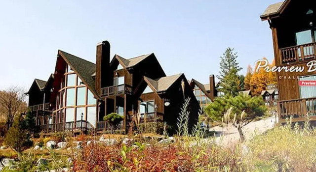 Chalet Resort, Book Chalet Hoteller i Pyeongchang med pool, Swimmingpool