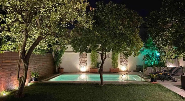 Апартаменты Deluxe Apartamento Bizcocheros con piscina y jardín privado