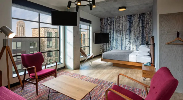 Люкс Moxy Minneapolis Downtown