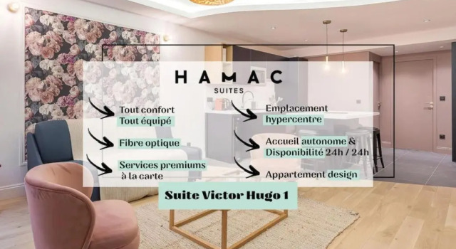 Апартаменты Suite Victor Hugo 1 Bel appartement T2 neuf