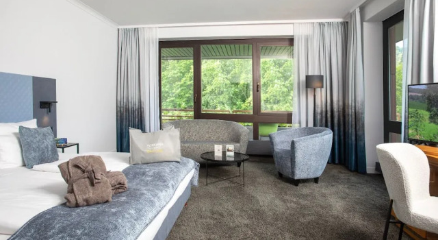 Одноместный номер Deluxe с балконом Hotel an der Therme